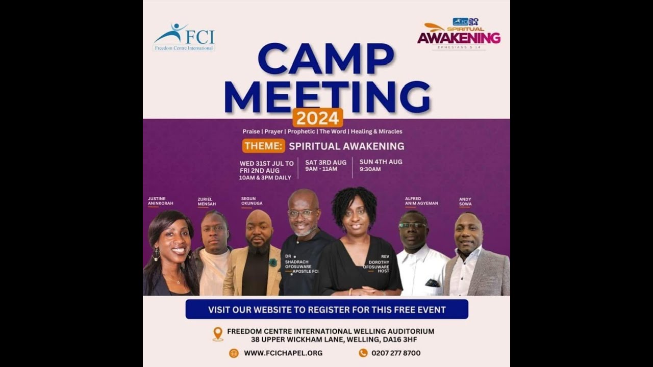 FCI CAMP MEETING 2024 DAY 2 - YouTube