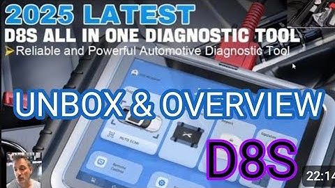 XTOOL D8S Pro Car Diagnostic  Unbox & Overview , 2025