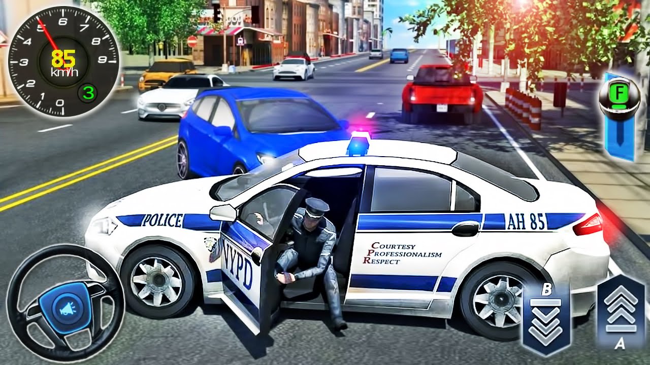 Jogo de Carro (Brincando com Carros) - Police Drift Car Driving Simulator 