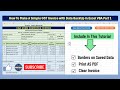 How To Make A Simple GST Invoice System With Data BackUp Part1