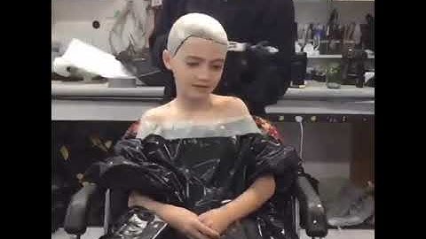 Jackson Robert Scott is wrapped in plaster for a bode doll