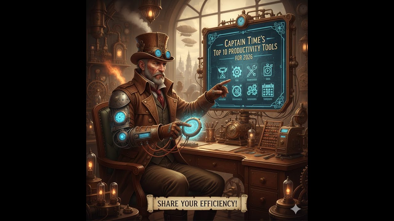 Top 10 Productivity Tools for 2026🕒 | Captain Time