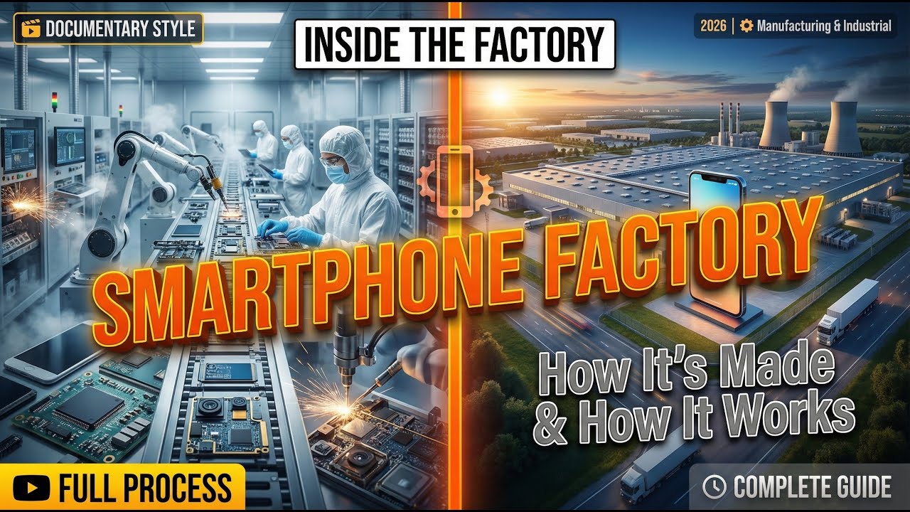 Smartphone Distribution Process Inside a Smartphone Factory | How Mobile Phones Are Assembled complete ...