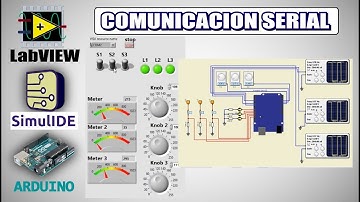 Labview - Arduino - Simulide | Comunicación Serial