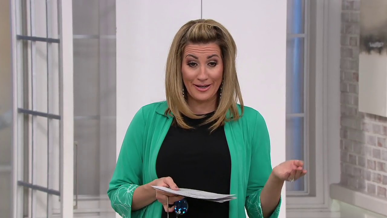 Susan Graver Liquid Knit Cardigan and Printed Tunic Set on QVC