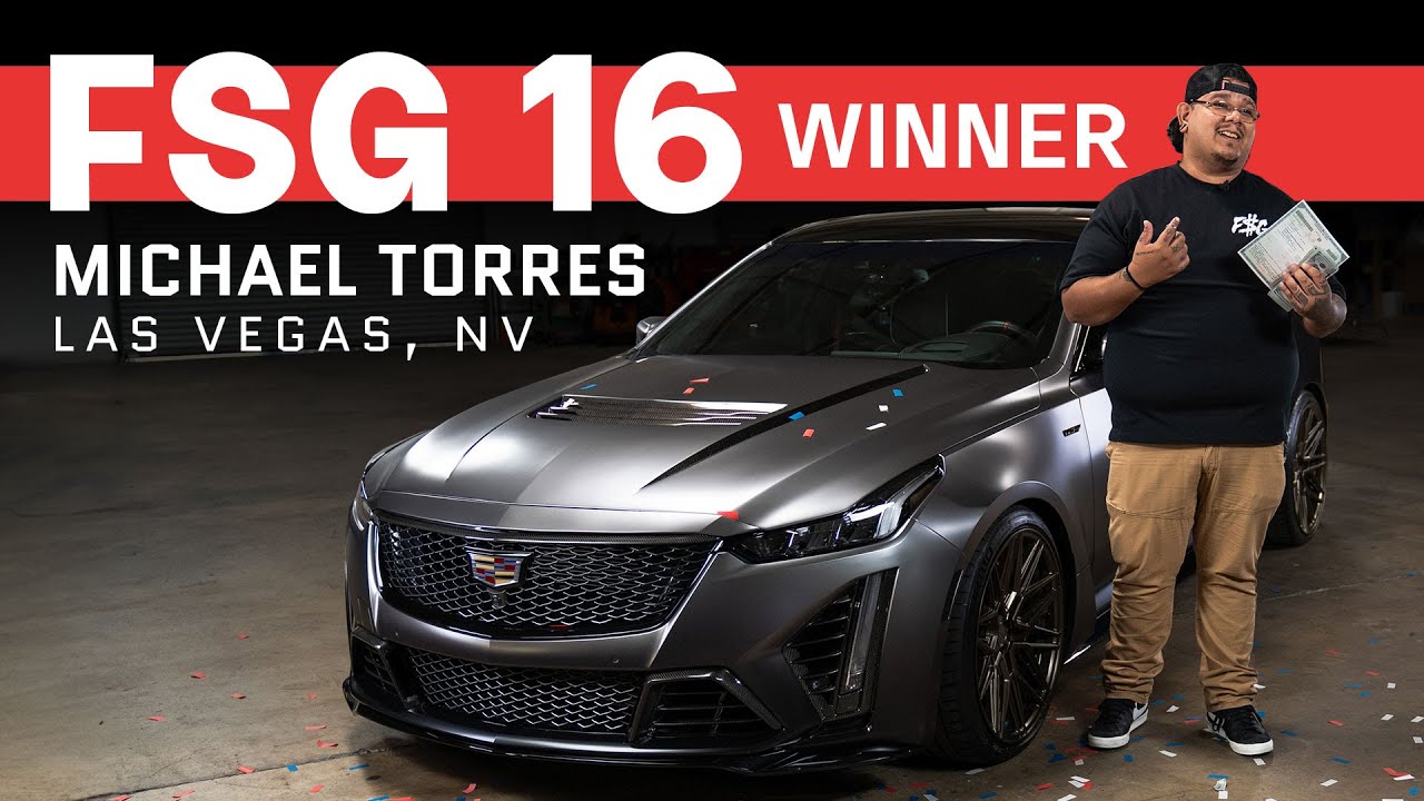Las Vegas Man Picks Up His Cadillac CT5-V Blackwing - FSG16 Winner