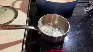 Induction Cooktops are FAST and easy to clean.