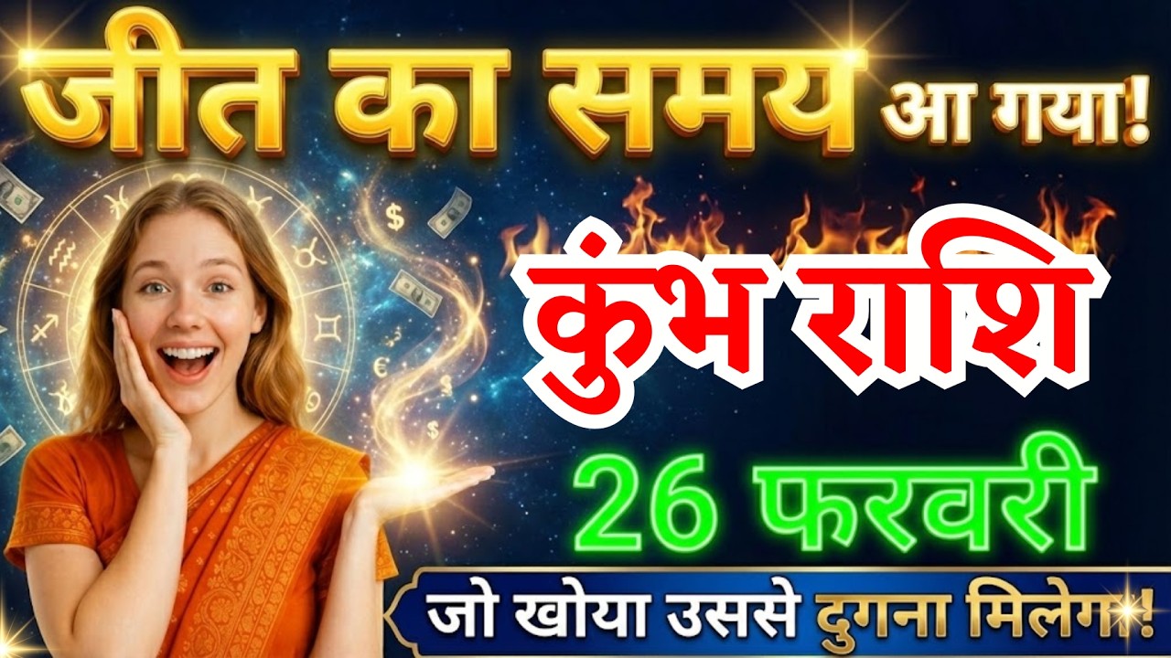 26 फरवरी, कुंभ राशि वालों जीत का समय आ गया, आज का राशिफल, Kumbh Rashi