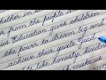 World’s Most Beautiful Cursive Handwriting 🔥 | Palash Calligraphy