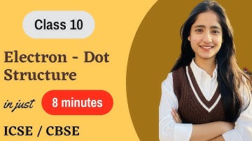 Electron dot structure | in just 8 min | Chemical Bonding | Class 10 | ICSE | Tapur Omar #boardexam