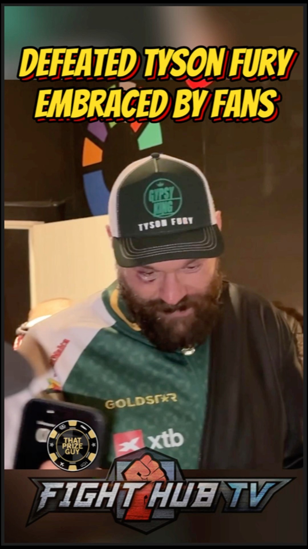 HEARTBROKEN Tyson Fury EMBRACED by fans after LOSS to Usyk in rematch!
