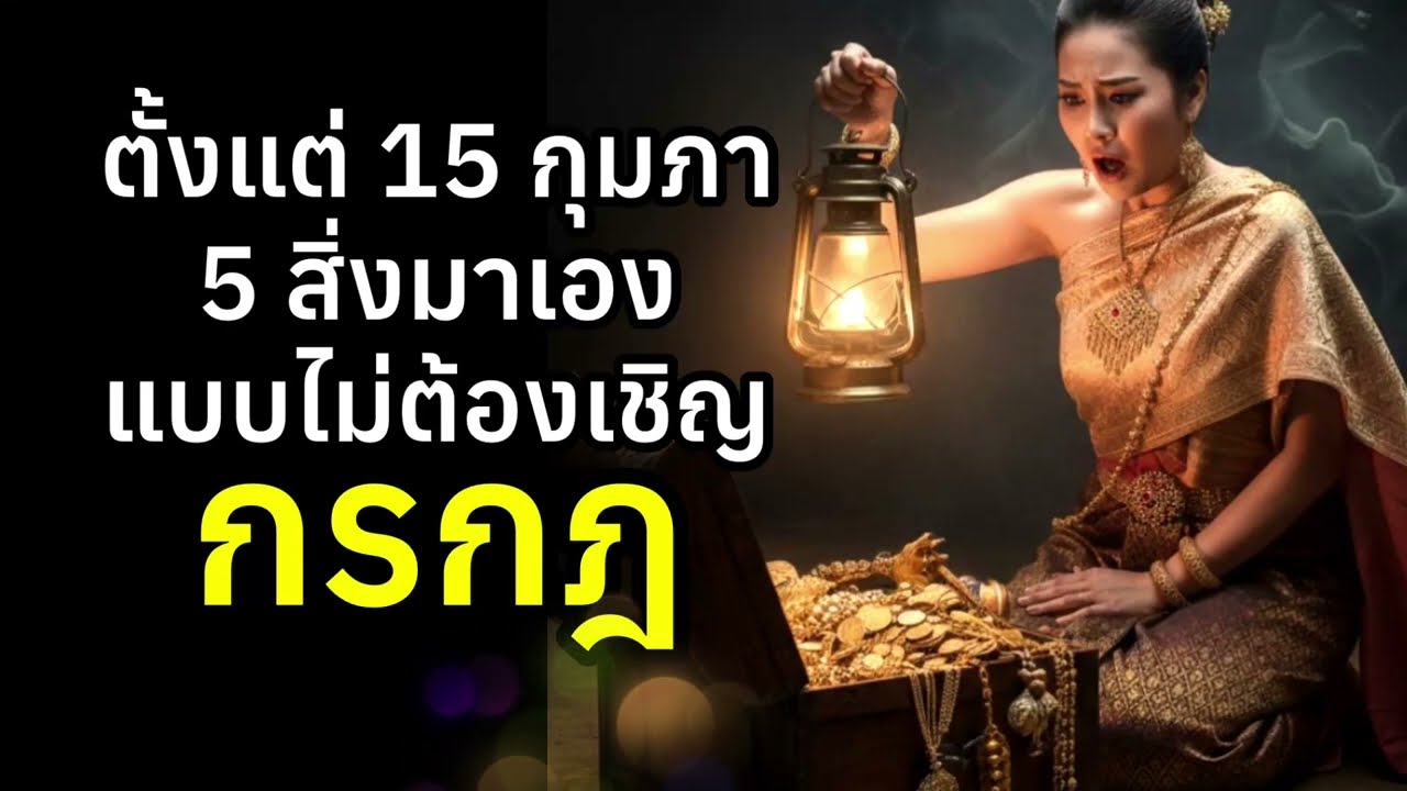 ราศีกรกฎ 5 สิ่งมาเอง ดวงครึ่งหลังกุมภาพันธ์
