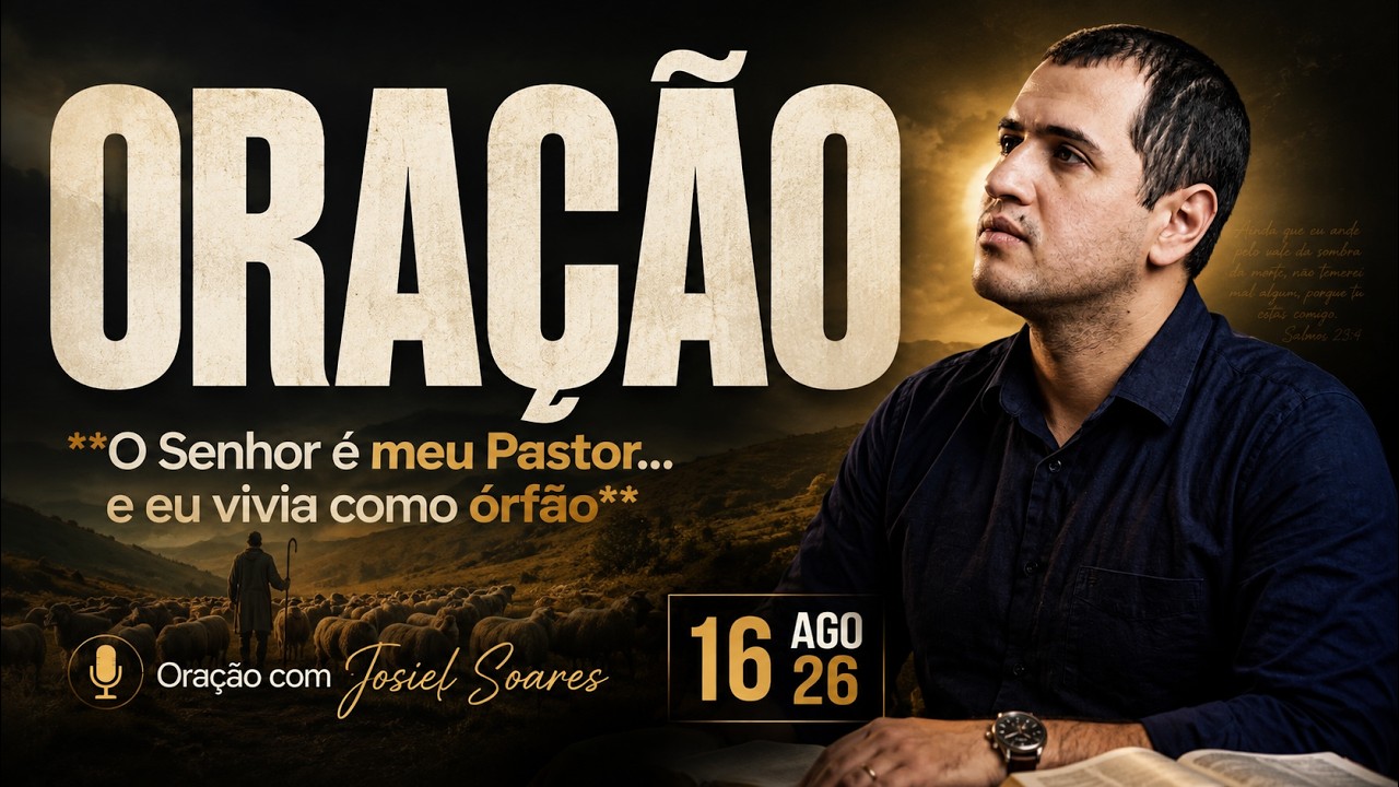 ORAÇÃO PODEROSA | Nada me faltará — você entendeu isso ERRADO | Josiel Soares | Além da Superfície