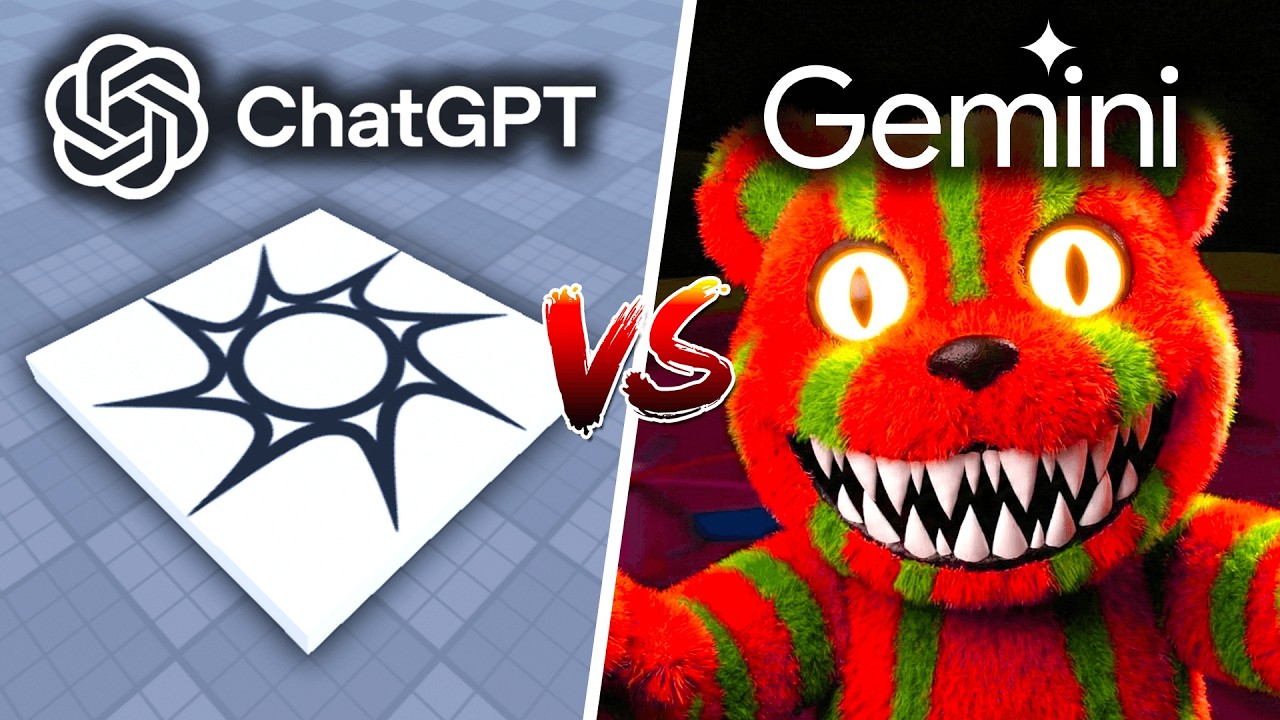 ChatGPT vs Gemini Make a Horror Game