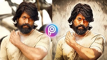 Picsart Portrait Cartoon Photo Editing Tutorial 2020 || Vector Art ||