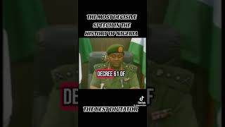 Full General Sani Abacha’s coup speech News