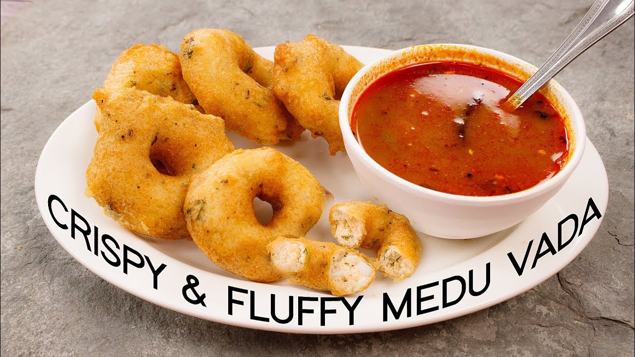 Medu Vada Recipe - Fluffy & Crispy Sambar Ulundu Vadai Tricks- CookingShooking | Yaman Agarwal
