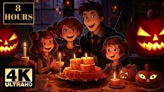 8 Hours of Halloween Wallpaper & Music For The Family - Kids Friendly 🎃🎶