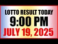 Lotto Result Today 9pm Draw July 19 2025 Swertres Ez2 Pcso Lotto Result Today 9pm Draw July 19 2025 Swertres Ez2 Pcso