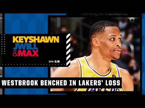 Russell Westbrook GOT BENCHED late in the Lakers' loss vs. the Pacers 😳 | Keyshawn, JWill and Max