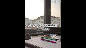 How pay attention in class🧠#shortcuts #studytips #motivation