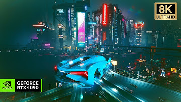 [8K] Cyberpunk 2077 RTX 4090 | PSYCHO Raytracing Reshade - EXTREME Graphics Comparison | 150+ mods
