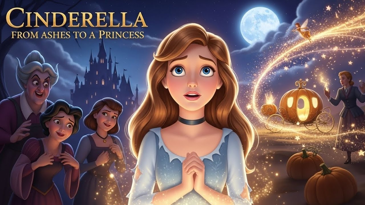 The Story of Cinderella | Magical Fairytale Animation | Bedtime Stories in English | Moral Story 