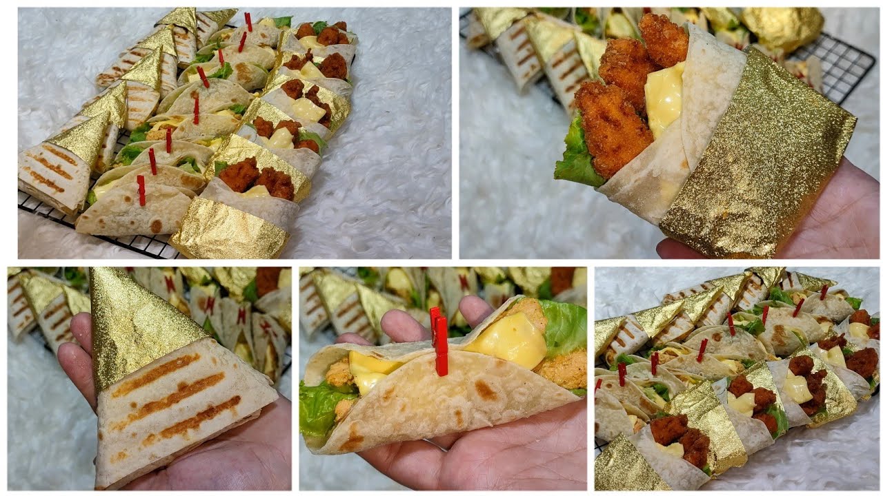 تشكيلة مملحات بخبز التورتيلات ... 3 اشكال بحشوات مختلفة .. اعتدميهم كمشروع مربح او حضريهم لمناسباتك