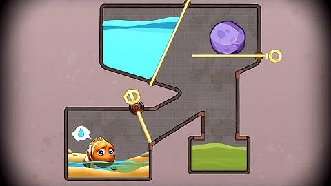 Fishdom Mini Games Ads Part 17 - All Levels - Pull Pin Save Fish