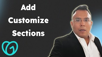 How to Add and Customize Sections in GoDaddy Website Builder