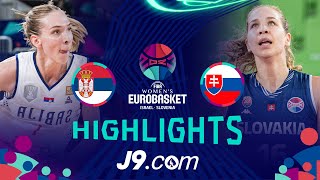 Serbia 🇷🇸 vs Slovakia 🇸🇰 | J9 Highlights