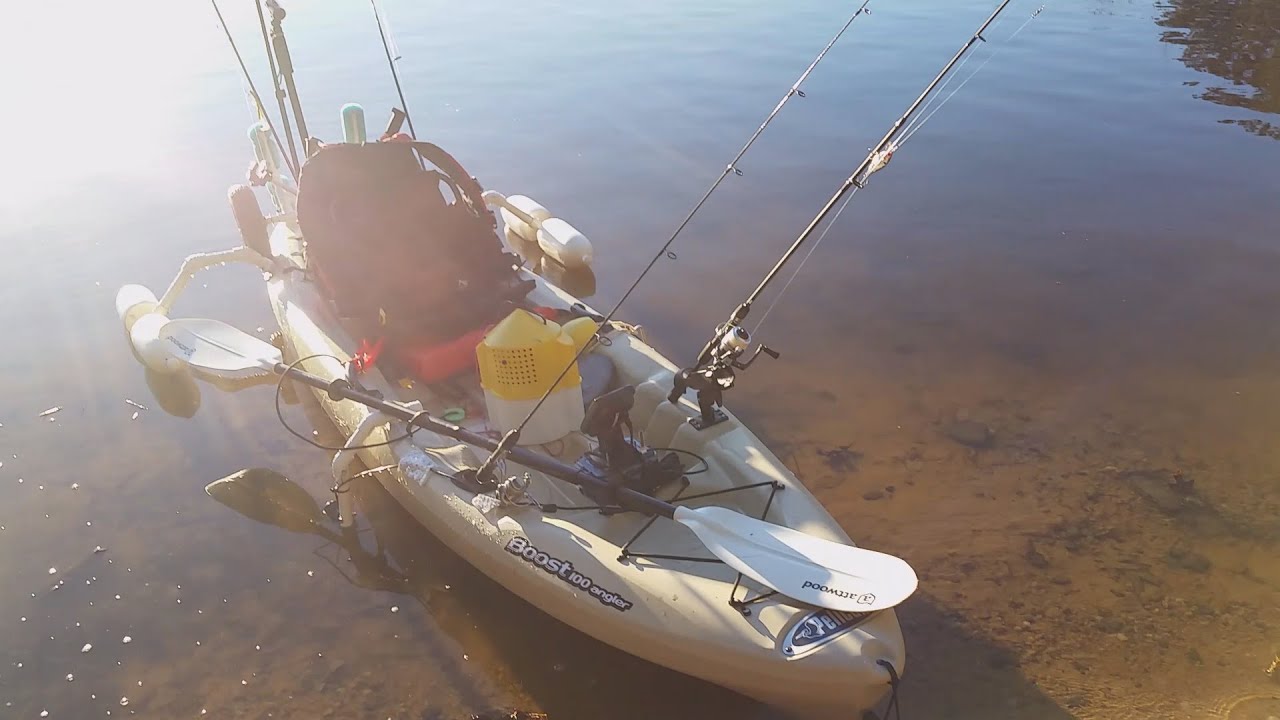 Kayak Fishing Pelican Boost 100 Angler - Update DIY 