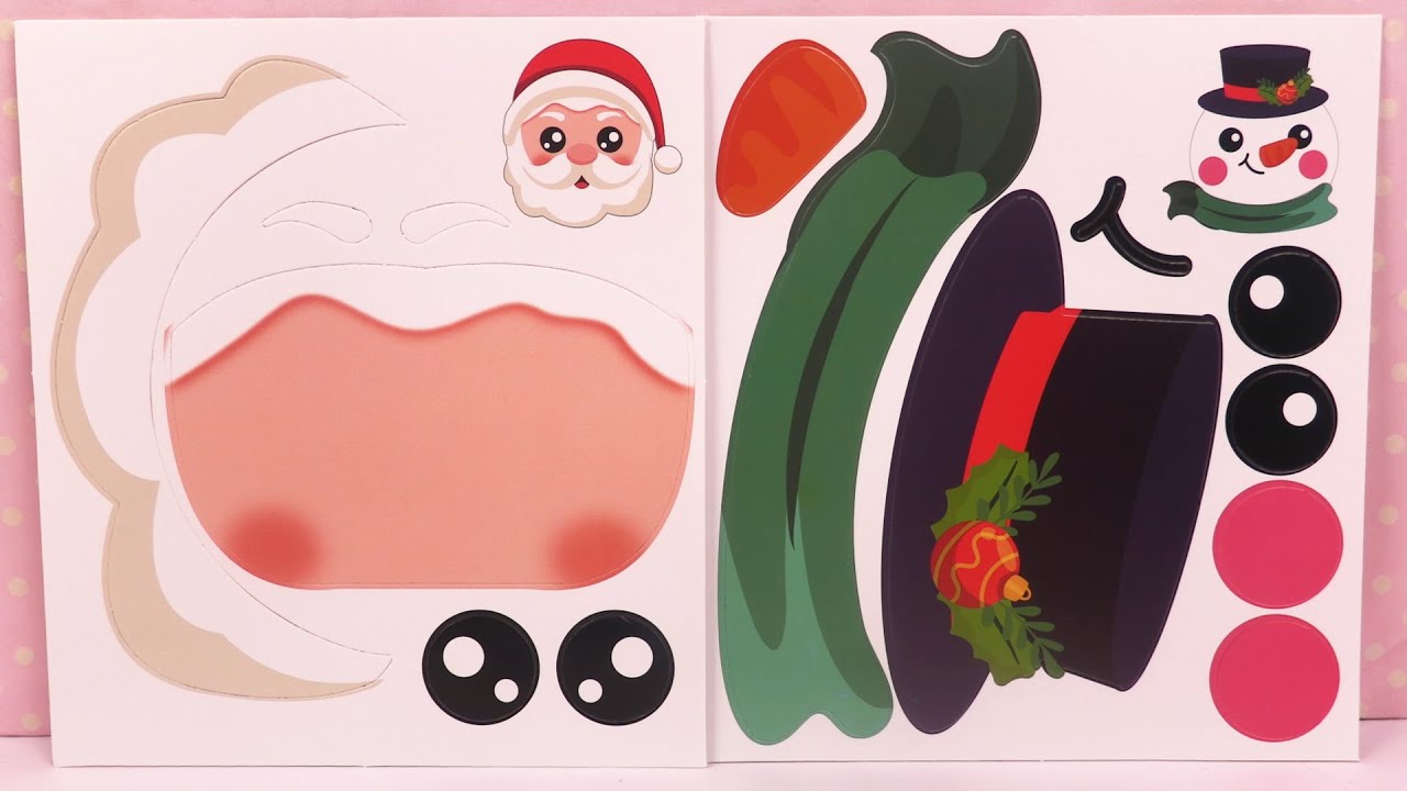 Crée ton Personnage | Activités pour Enfants Père Noël