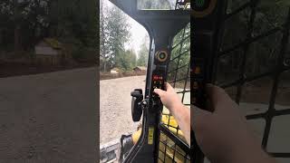 How to activate the side lights on 265 CAT skidsteer