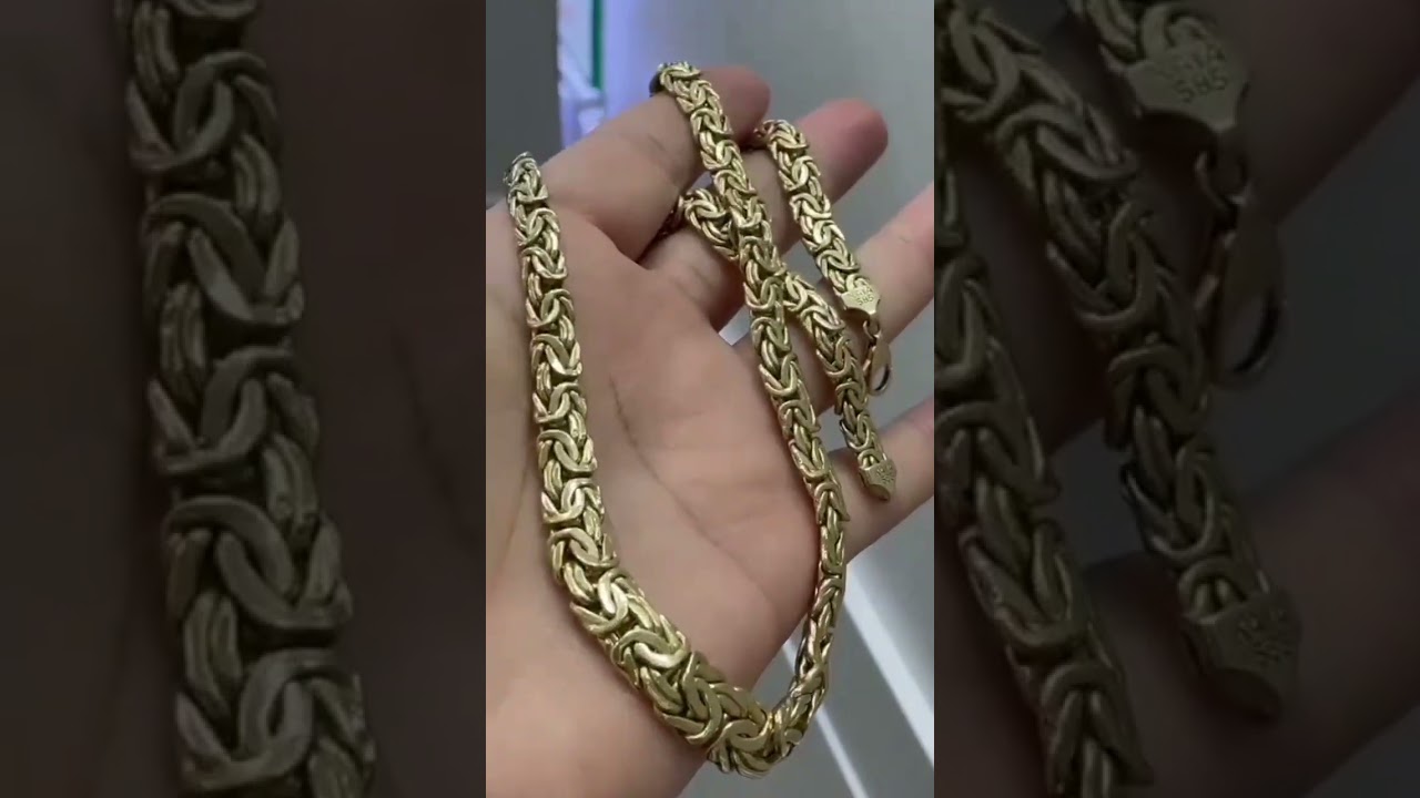 Золотая, заводская цепочка 585 пробы, вес 27 грамм, длина 48см(Турция) +79954850872