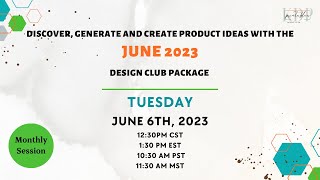 Unleash Your Creativity with the JUNE 2023 Design Club Package!