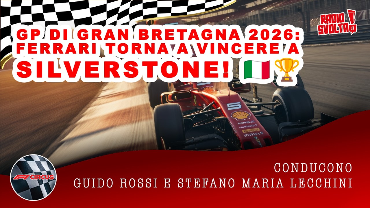 Il GP di Gran Bretagna. Ferrari torna a vincere a Silverstone! 🇮🇹🏆
