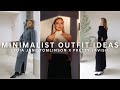 Minimalist outfit ideas with my new pretty lavish collection