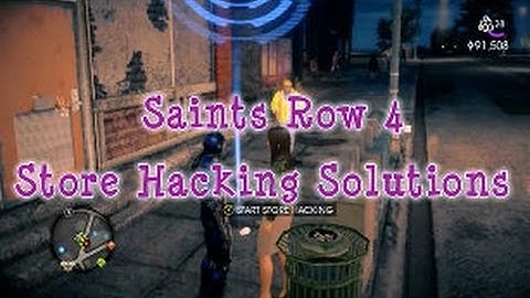 Saints Row 4 Store Hacking