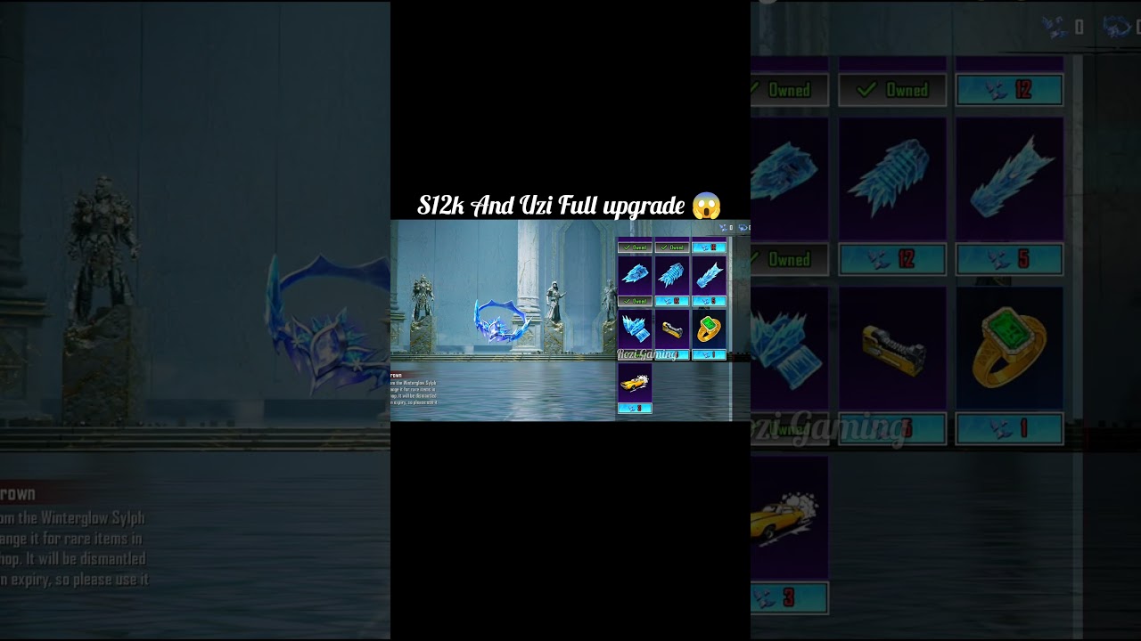 S12k and uzi full max 😱 || New m416 skin 🤯 || #gaming #bgmi #freefire #trending #gamersexercise