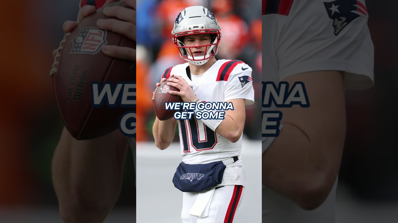 Drake Maye provides an update on his shoulder injury