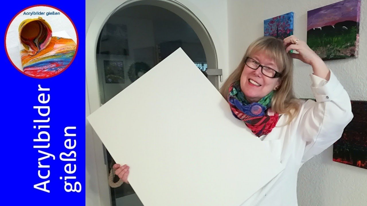 Pouring Acrylic deutsch: 4 Tricks wenn das Bild gut werden muss🎨4 tricks f a good painting ENG SUBs