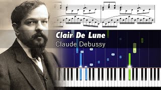 How to play Clair De Lune by Claude Debussy on piano chords