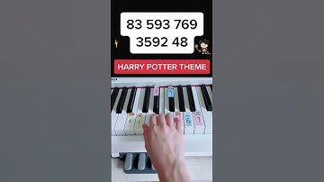 Thumbnail of Harry Potter Theme (Piano Tutorial) #harrypottermusic #harrypotterthemesong #pianotutorialeasy