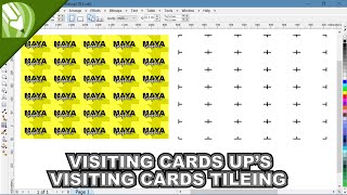 Celebrity Visiting card ups or Tiling in Corel draw | Cutting marks in coreldraw | Coreldraw tutorial Wealth