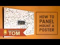 How To Mount a Poster or Print To a Plywood Panel