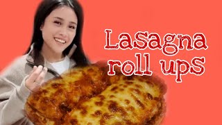 The secret way to make the perfect Lasagna Roll ups. #Aresga means #effort