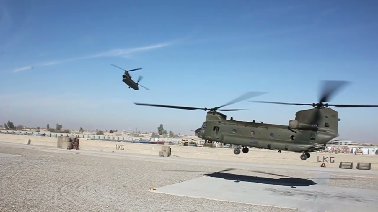 Afghanistan Helicopter video  Op Herrick. (2010-13).