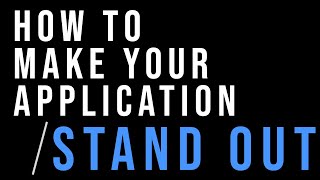 BOA - How to Make Your Application Stand Out screenshot 4