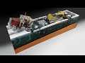 ICE ROAD Diorama scale 1:24 / 18kg Epoxy Resin